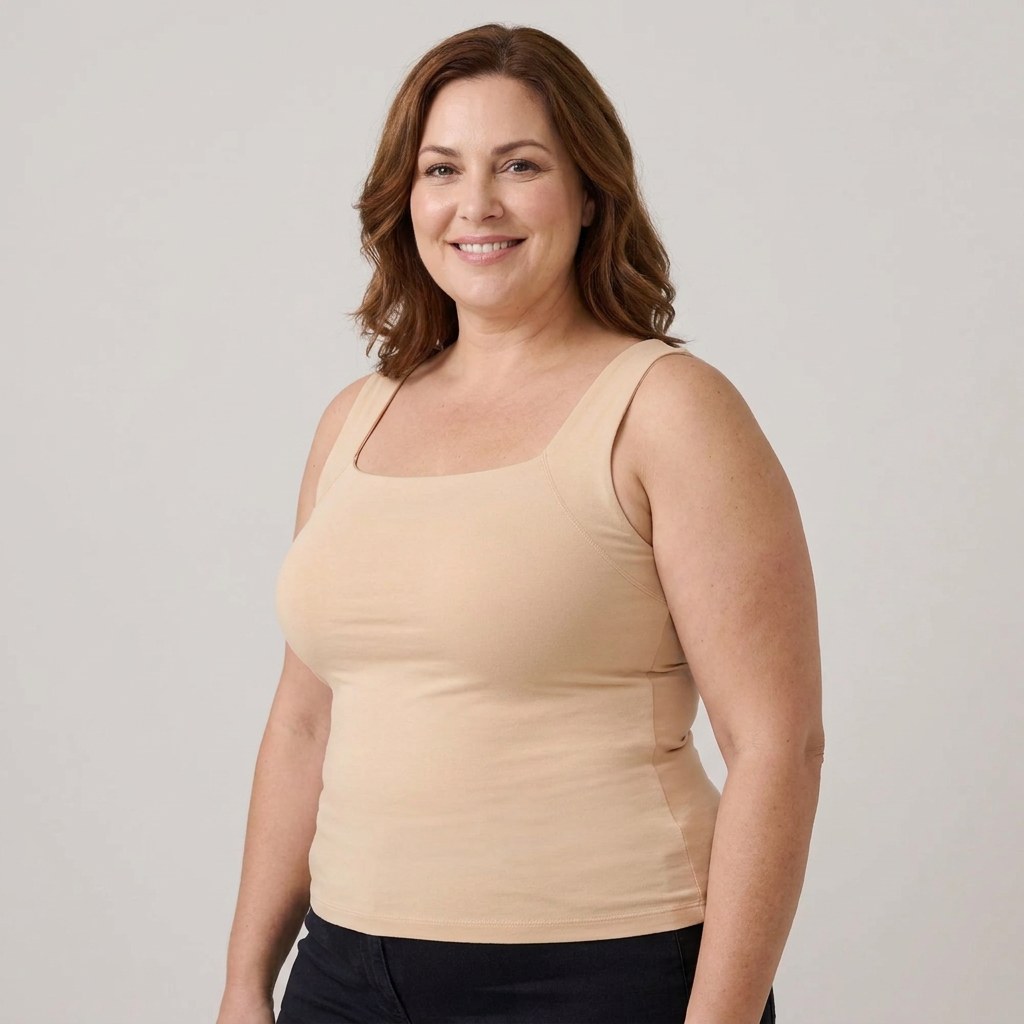ShapeHush Built-in Bra Comfort Tank